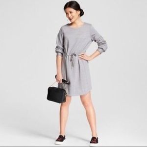 ⭐️3/$25⭐️ A New Day Fleece Lined Sweatshirt Dress Gray Medium